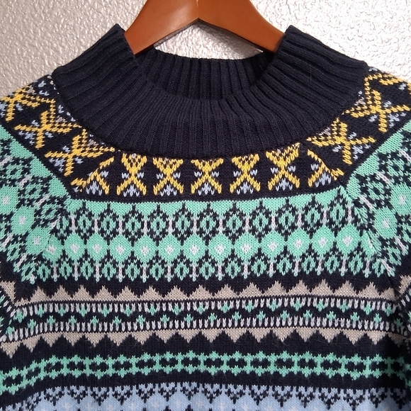New York & Co. Patterned Sweater With A Mock Neckĺ - Picture 2 of 11